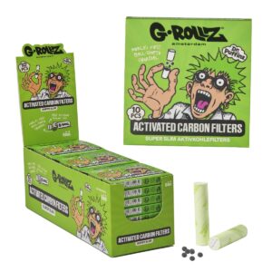 G-Rollz | Activated Carbon Filters - Ø6mm Green - 10 Tips per Pack